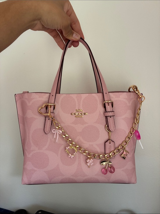 Handmade Accessories - Pink Charm Purse Chain
